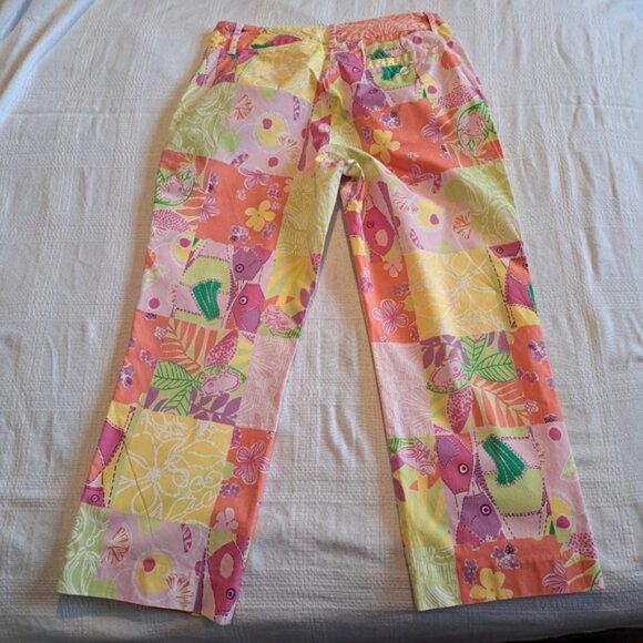 Lilly Pullitzer women's white Label size 2 capri pants - Picture 2 of 4